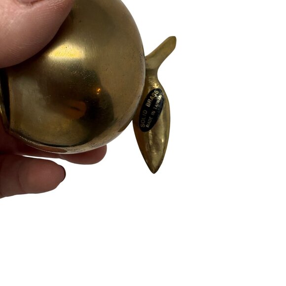 Vintage Solid Brass Bell 3″ Tall, Decorative Temple / Desk Brass Clapper Bells - Picture 7 of 7